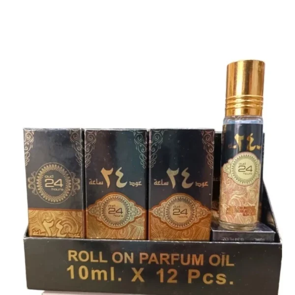 Ard Al Zaafaran Oud 24 Hours 10ml Roll-on (Box of 12 pcs.) - Image 3